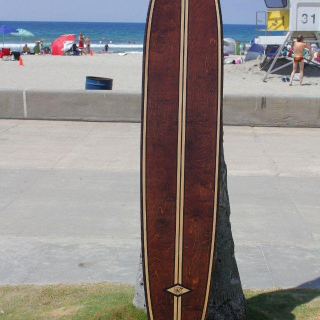 Photo of 7 Ft wood Surfboard wall art SHIPPING INCLUDED