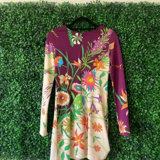 Photo of Julie Brown Floral Print Long Sleeve Dress