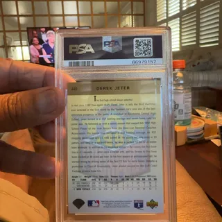 Photo of Original 1993 Upper Deck of Top Prospect Derek Jeter