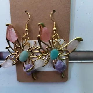 Photo of Crystal Butterfly earrings