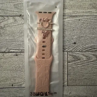 Photo of Disney Castle Apple Watch Band with Mickey and Minnie Mouse Charms