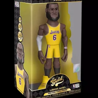 Photo of Funko Gold Lebron James Premium Vinyl Figure L.A. Lakers Limited Edition