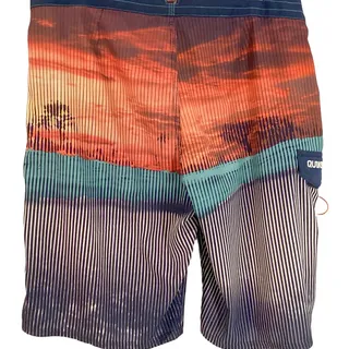 Photo of Quiksilver Watermen Quick-Drying Sunset Print Board Shorts Men's Size 34