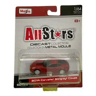 Photo of Maisto All Stars 2014 Corvette Stingray Coupe Red Die Cast
