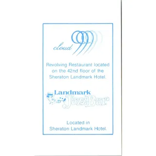 Photo of John Dye Sheraton-Landmark Hotels Vancouver BC Vintage Business Card SE3-B1
