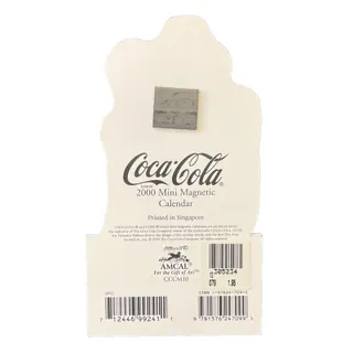 Photo of Coca Cola 2000 Calendar Mini Magnetic Magnet 12 Month '…And Coke' Girl
