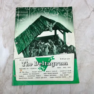 Photo of 1951 Nov/Dec The Deltagram Newsletter Rockwell Delta Power Tools Woodwork TI9-P3