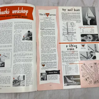 Photo of 1951 Jul/Aug The Deltagram Newsletter Rockwell Delta Power Tools Woodwork TI9-P3
