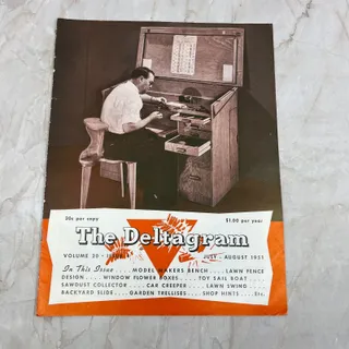 Photo of 1951 Jul/Aug The Deltagram Newsletter Rockwell Delta Power Tools Woodwork TI9-P3