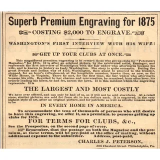 Photo of Cheney Brothers American Silks Boston NY - Victorian Ad 1878 Original TJ7-L2