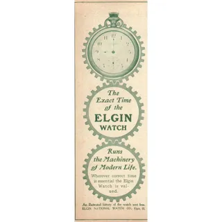 Photo of Elgin National Watch Co. Elgin Illinois - 1903 Original Ad TJ7-S