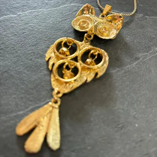 Photo of Vintage owl necklace