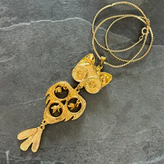 Photo of Vintage owl necklace