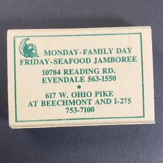 Photo of David's Buffet Evendale, OH Matchbox c1970's-80's VGC Scarce