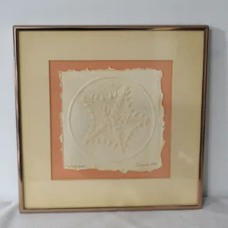 Photo of vintage motif Paper Starfish art 1980