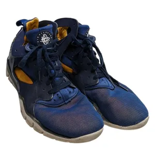 Photo of Nike Air Haruche Mens Sz 11 Basketball Shoes Dark Blue