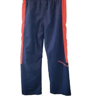 Photo of Under Armour Boys Sz L Loose Fit Track Pants Blue Orange