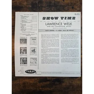 Photo of Show Time Lawrence Welk and his Champagne Music CRL 57111 Coral Records