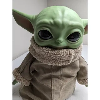 Photo of Grogu Star Wars Mandalorian The Child 14" Plush Baby Yoda Grogu Doll Mattel