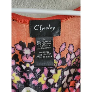 Photo of Vintage 1990s Chesley Womens Sz M Maxi Dress Burnt Orange Mandala Floral Boho