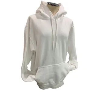 Photo of Medium Fashion Nova Womens Oversize Pullover Hoodie Sweatshirt White