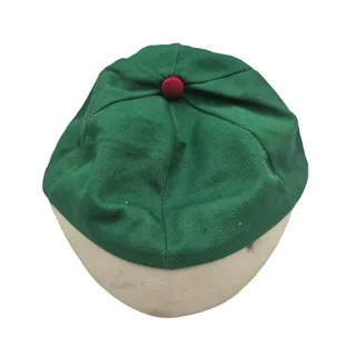 Photo of Vintage 1960s Short Brim Baseball Cap Hat Green White Red Scout Uniform