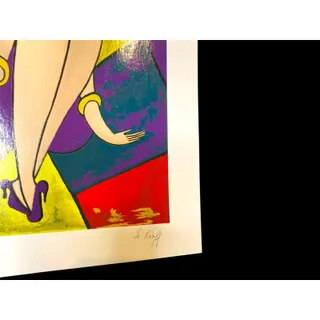 Photo of Linda LeKniff Debbie Seriolithograph & COA Numbered Park West Gallery 8.75" x 7"