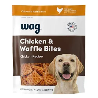 Photo of Wag Dog Treats, Chicken and Waffle Bites
