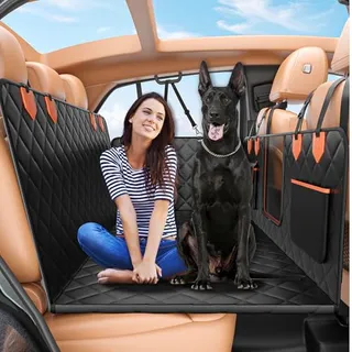 Photo of Dog Seat Cover, Hard Bottom Back Seat Extender; coupon
