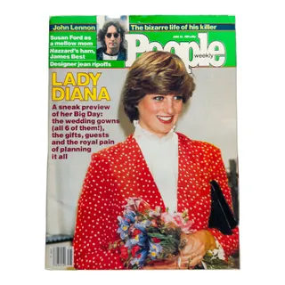 Photo of Vintage 1981 People Magazine Princess Diana Lady Di Royal Wedding (No Label)