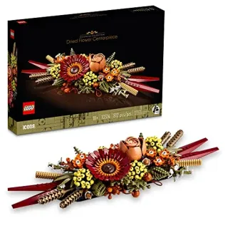 Photo of LEGO Icons Dried Flower Centerpiece Building Sets for Adults