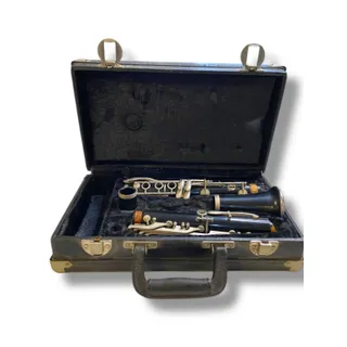 Photo of Vintage Salvage Pieces Clarinet in Case Music Decor