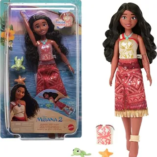 Photo of Mattel Disney Moana 2 Toys, Swimming Tautai Moana Fashion Doll