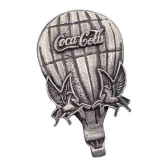 Photo of Coca-Cola Vintage Pewter Kentucky Derby Festival Great Balloon Race Pin in Case