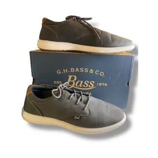 Photo of Size 13M Bass Relax Lace Up Mens Shoes 713623-K361 Charcoal Tan