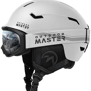 Photo of OutdoorMaster Ski Helmet Set,Snowboard Helmet with Goggles for Adults