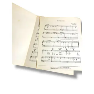 Photo of 1974 Piano Man Sheet Music Billy Joel Blackwood Music