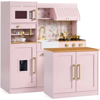 Photo of Pretend Play Kitchen for Kids, 17 Accessories