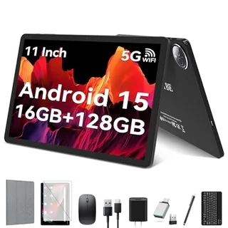 Photo of Android 15 Tablet 11 inch, 16GB RAM 128GB ROM 1TB Expand