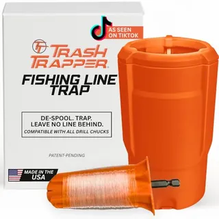Photo of Fishing Line Trap | Line Stripper & Disposal Tool | Re-usable | Cup Holder Size