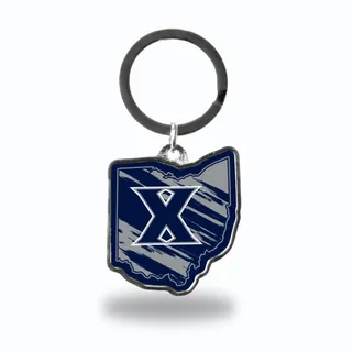 Photo of Rico Industries NCAA Xavier Musketeers State Shape Keychain
