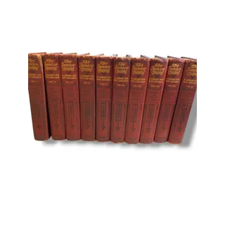 Photo of The Junior Classics A Library for Boys and Girls Lot of 10 Volumes 1918 Collier