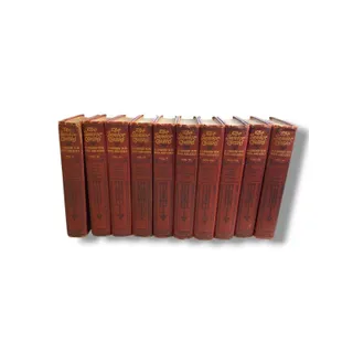 Photo of The Junior Classics A Library for Boys and Girls Lot of 10 Volumes 1918 Collier