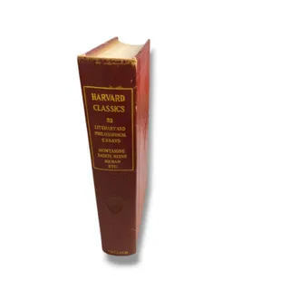 Photo of Harvard Classics 32 Literary and Philosophical Essays 1910 Hardcover Book