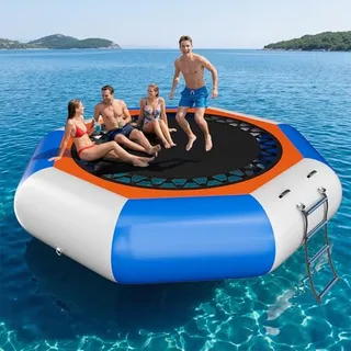 Photo of Inflatable Water Trampoline, 10FT for Kids & Adults