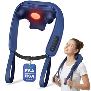 Photo of Cordless Neck and Shoulder Massager for Pain Relief Deep Tissue