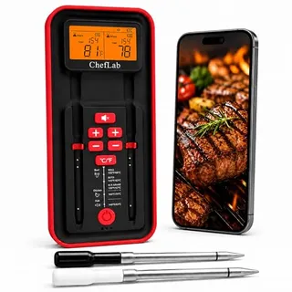 Photo of Meat Probe Thermometer Wireless with Standalone LED Display