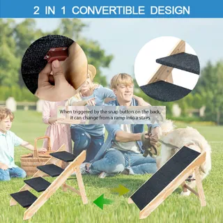 Photo of Wooden Foldable Pet Stairs