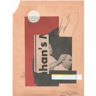 Photo of Original Mixed Media Modern Art Collage "Iulus" 5.75x7.5" Signed