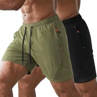 Photo of 2 Pack Mens Athletic Shorts 7 Inch Quick Dry